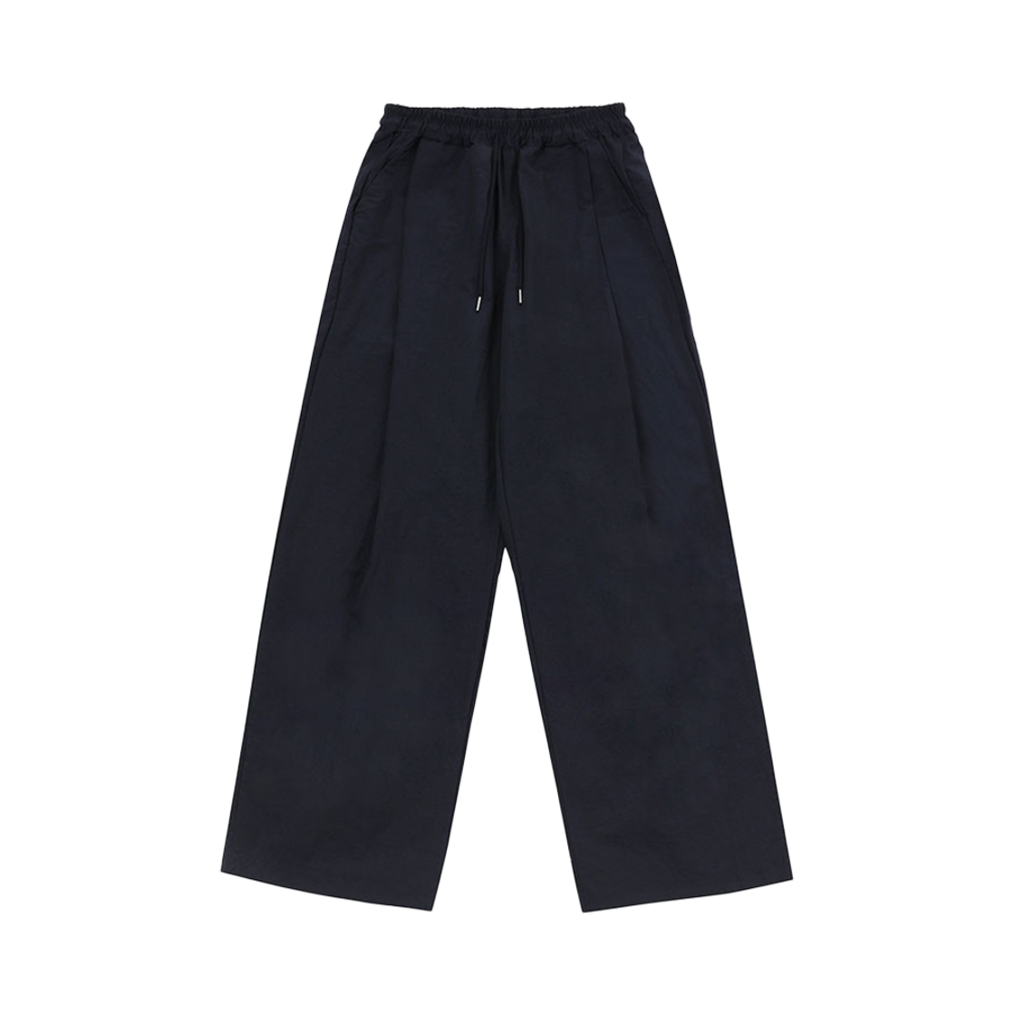 SLO15PT22504NV SLOW RECORD HOUSE Nylon One-Tuck Pants Navy