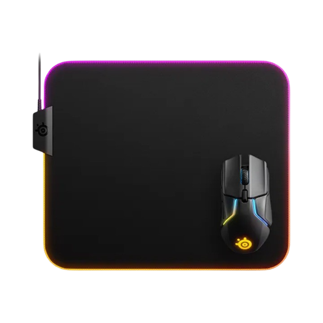 스틸시리즈 QcK 프리즘 클로스 마우스 패드 (M) 블랙 (국내 정식 발매 제품)(Steelseries QcK Prism Cloth Mouse Pad (M) Black (Korean Ver.)) - 2