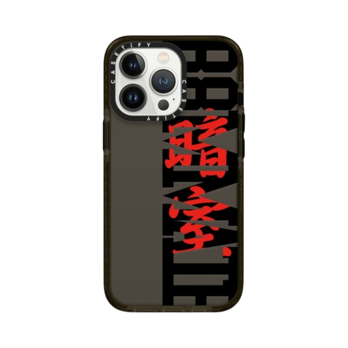 케이스티파이 x 다크룸 스튜디오 룸메이트 로고 임팩트 아이폰 케이스 더블 블랙(Casetify x Darkr8m Studio R8mmate Logo Impact iPhone Case Double Black) - 1