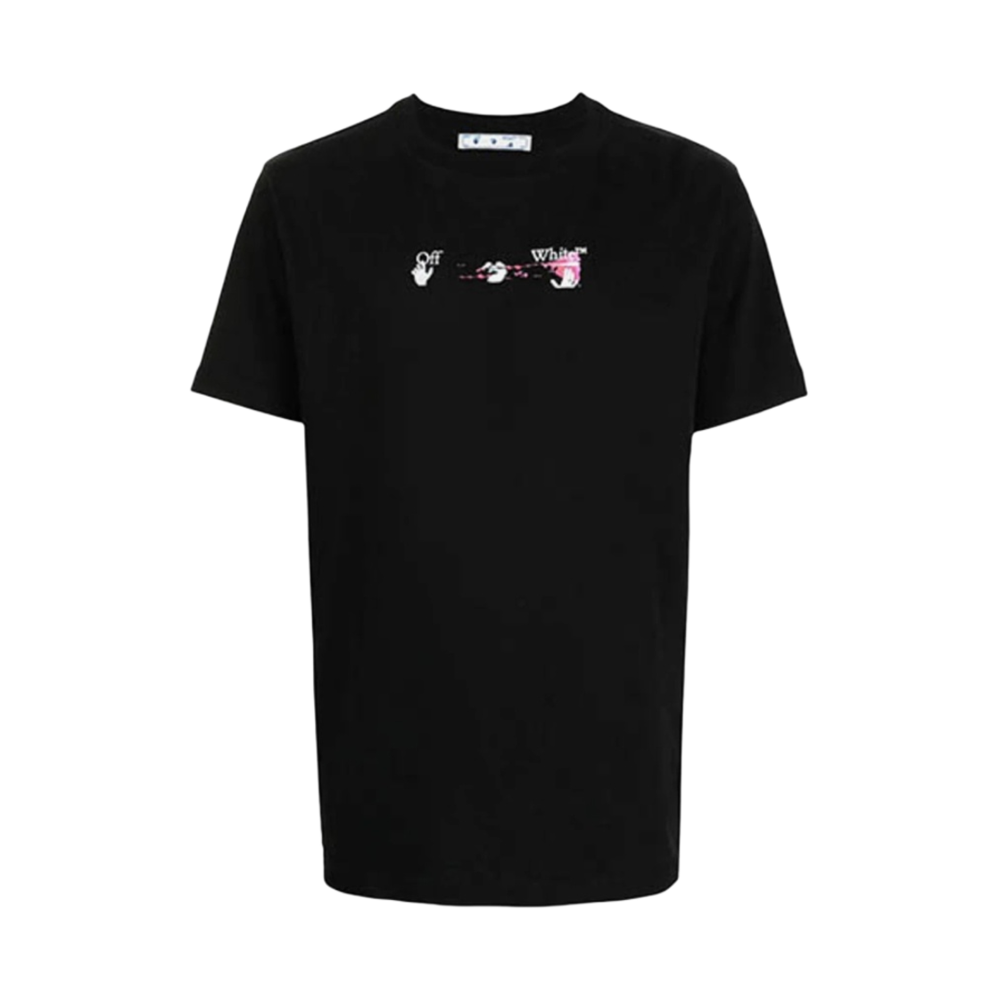 오프화이트 아크릴 애로우 슬림 숏슬리브 티셔츠 블랙(Off-White Acrylic Arrow Slim S/S T-Shirt Black) - 2