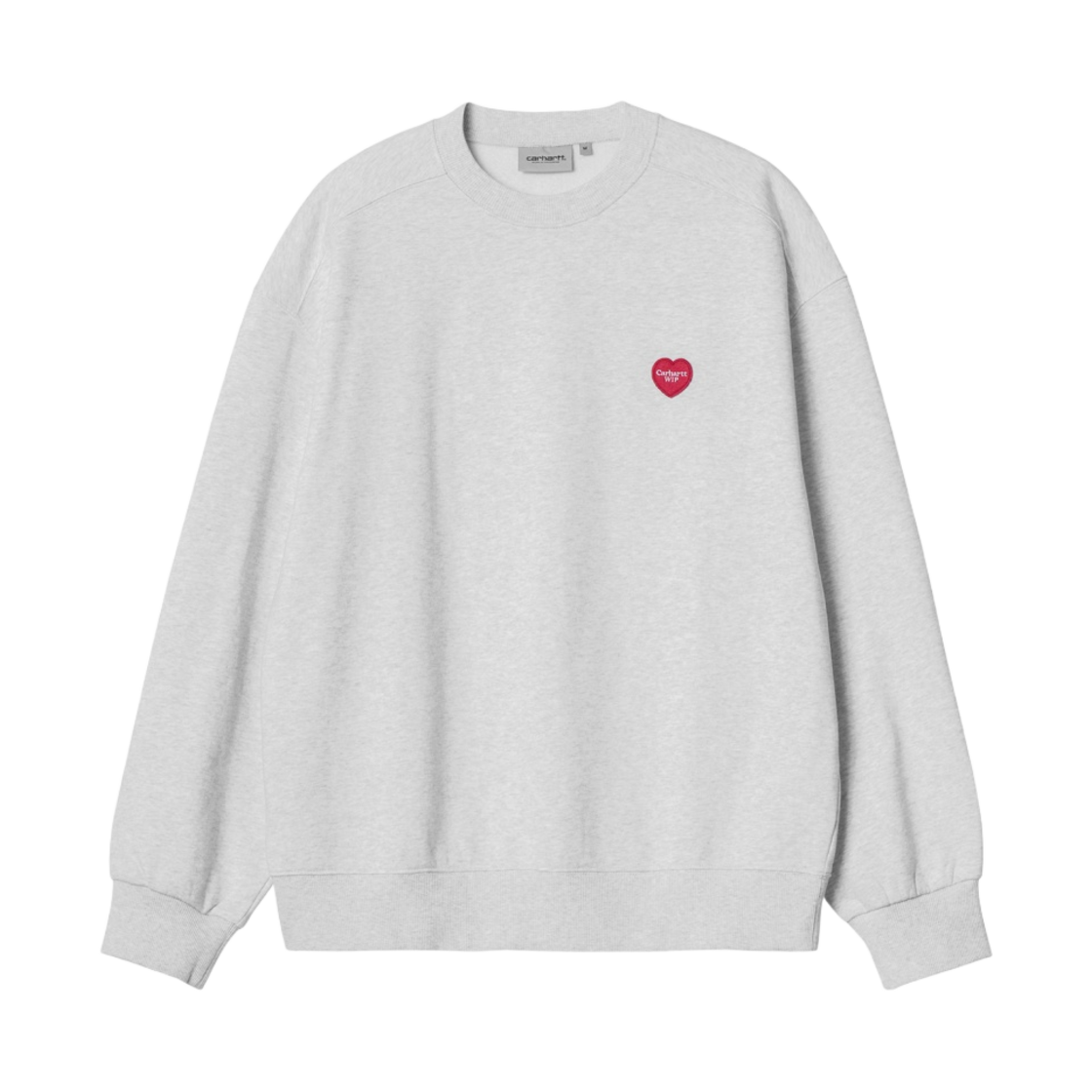 칼하트 WIP 하트 패치 스웨트셔츠 애쉬 헤더(Carhartt WIP Heart Patch Sweatshirt Ash Heather) - 1