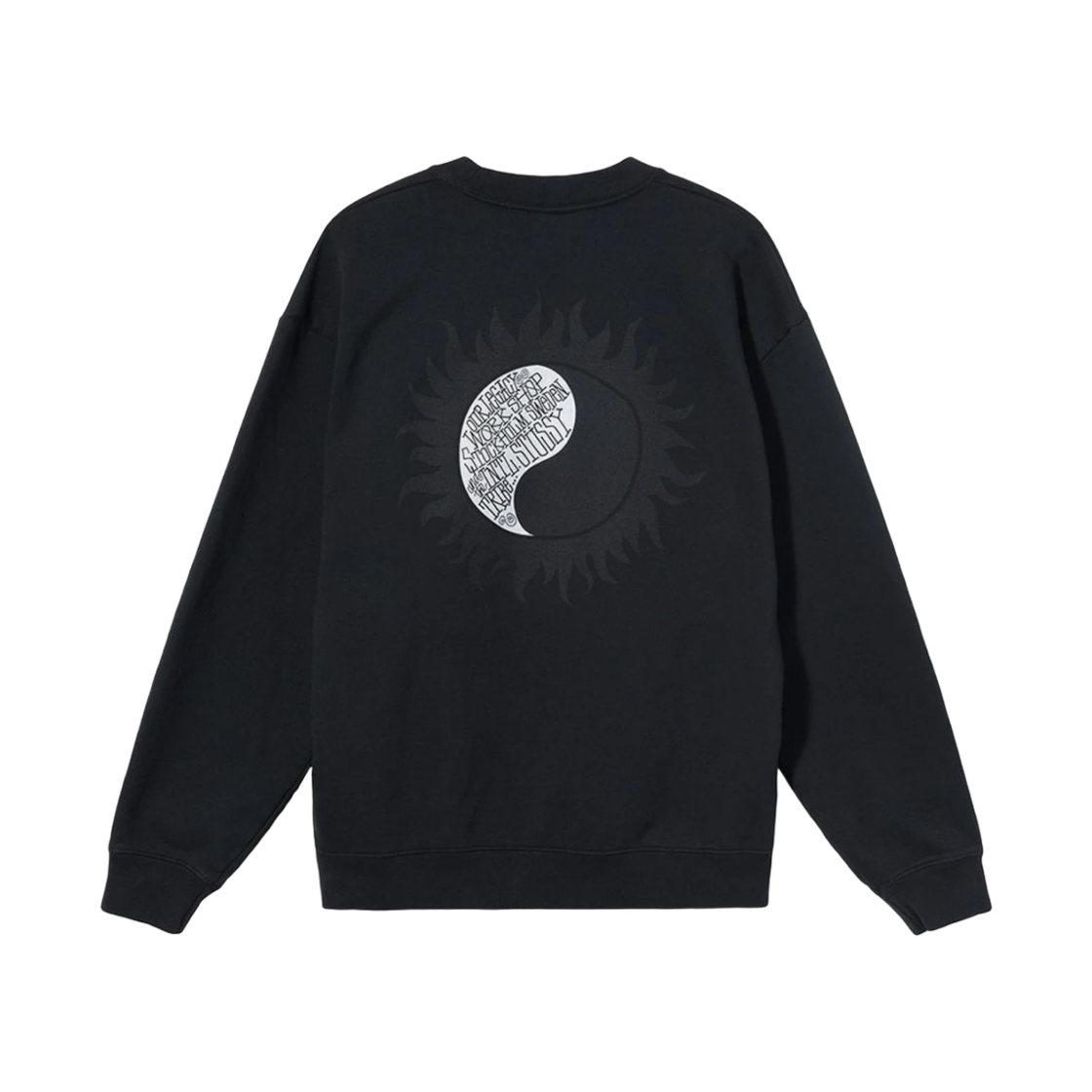 스투시 x 아워레가시 썬 피그먼트 다이드 크루넥 블랙(Stussy x Our Legacy Sun Pig. Dyed Crew Black) - 2