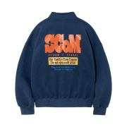 Teket Ending Half Zip-Up Sweatshirt Navy