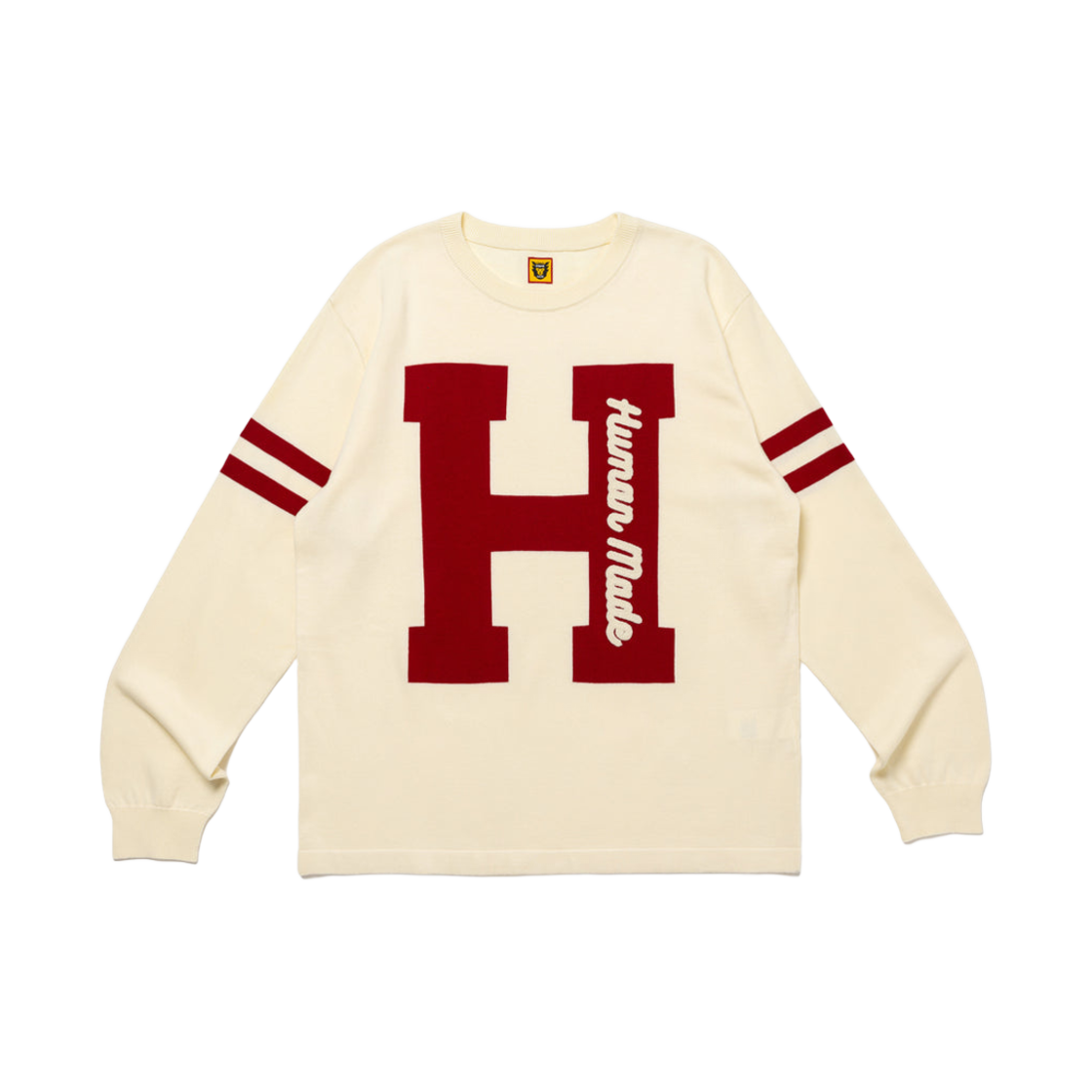 HM26CS032 Human Made Knit Sweater #1 White