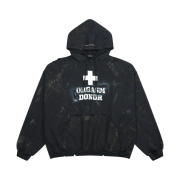 Project G/R Verified Orgasm Donor Hoodie Dirty Black