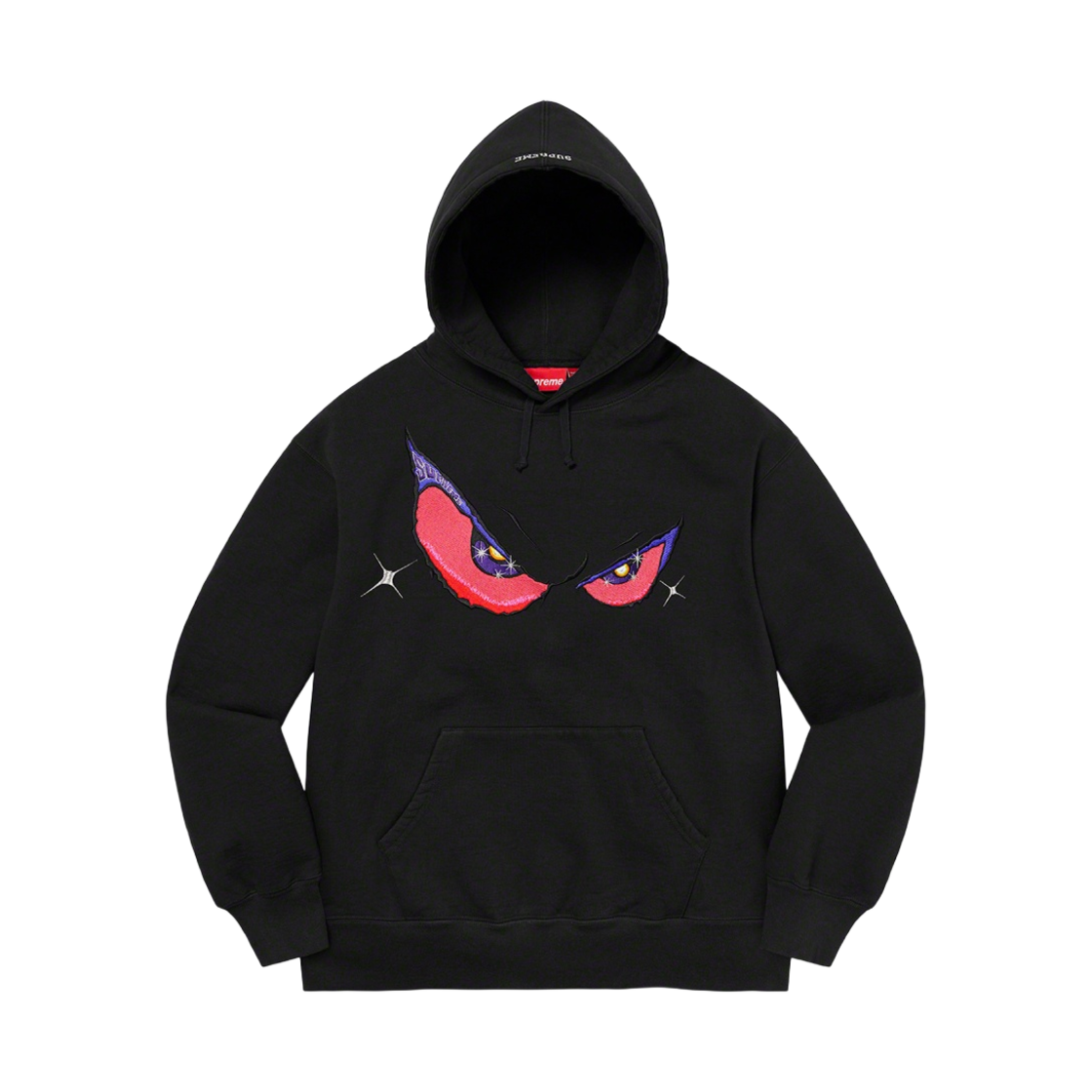 슈프림 아이즈 후드 스웨트셔츠 블랙 - 21FW(Supreme Eyes Hooded Sweatshirt Black - 21FW) - 1