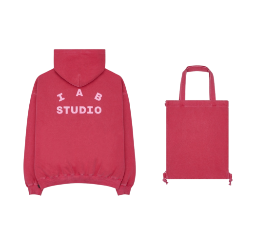 ★送料・関税込★IAB Studio★Pigment Hoodie & Sack Salmon★ ☆送料・関税込☆IAB Studio☆Pigment Hoodie & Sack Salmon