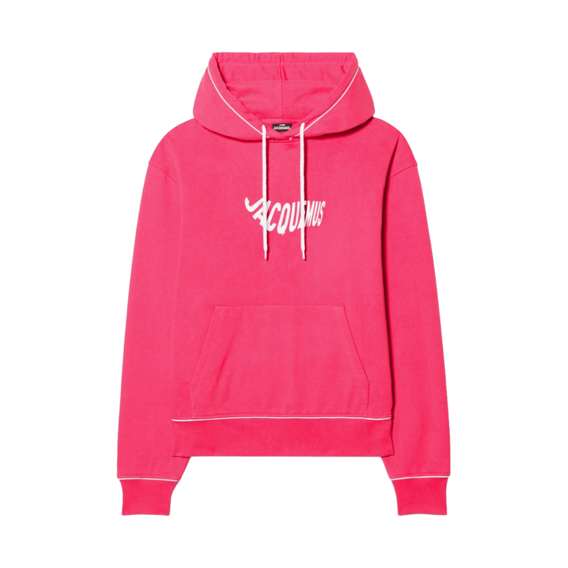 자크뮈스 르 스웨트셔츠 베이그 웨이브 로고 후드 웨이브 핑크(Jacquemus Le Sweatshirt Vague Wave Logo Hoodie Wave Pink)