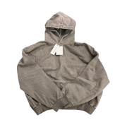 Undermycar Mu.08 Anti Fxxking Logo Play Oversized Pigment Hoodie Beige