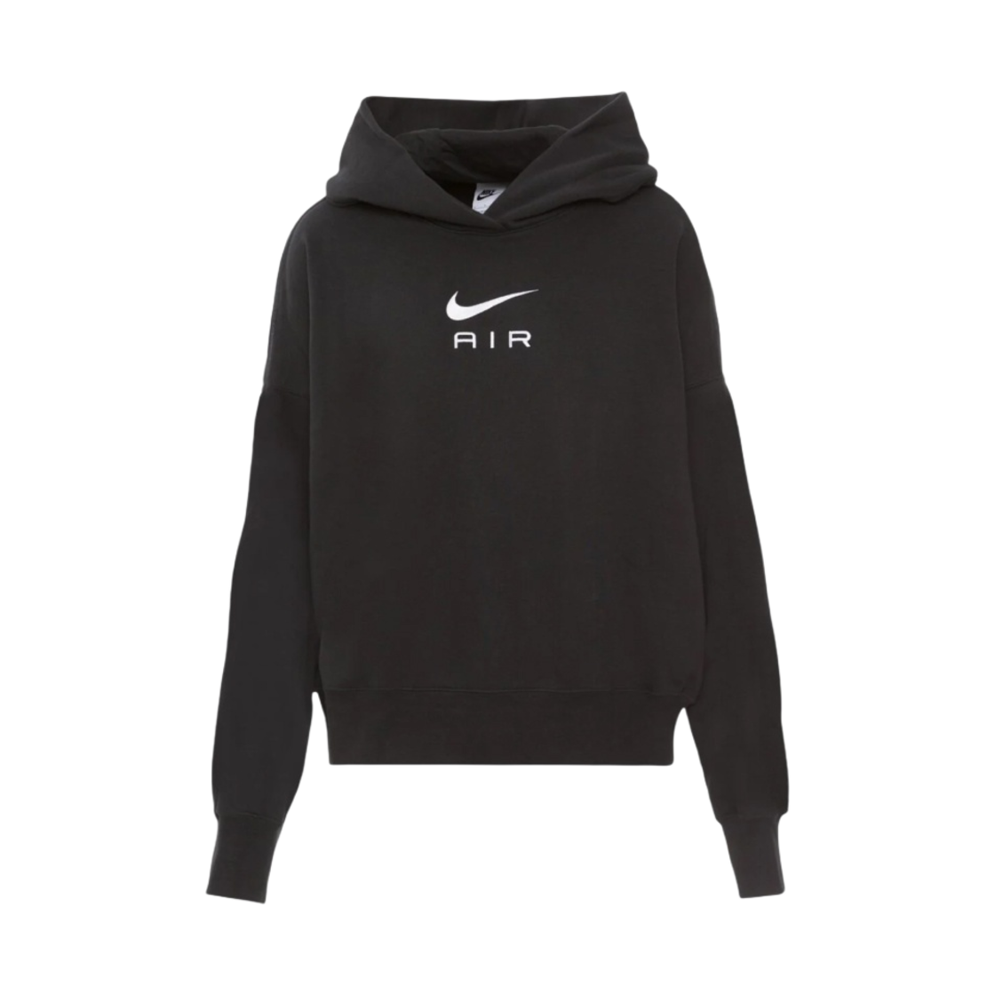DQ6916-010 (W) Nike Air Fleece Hoodie Black - Asia