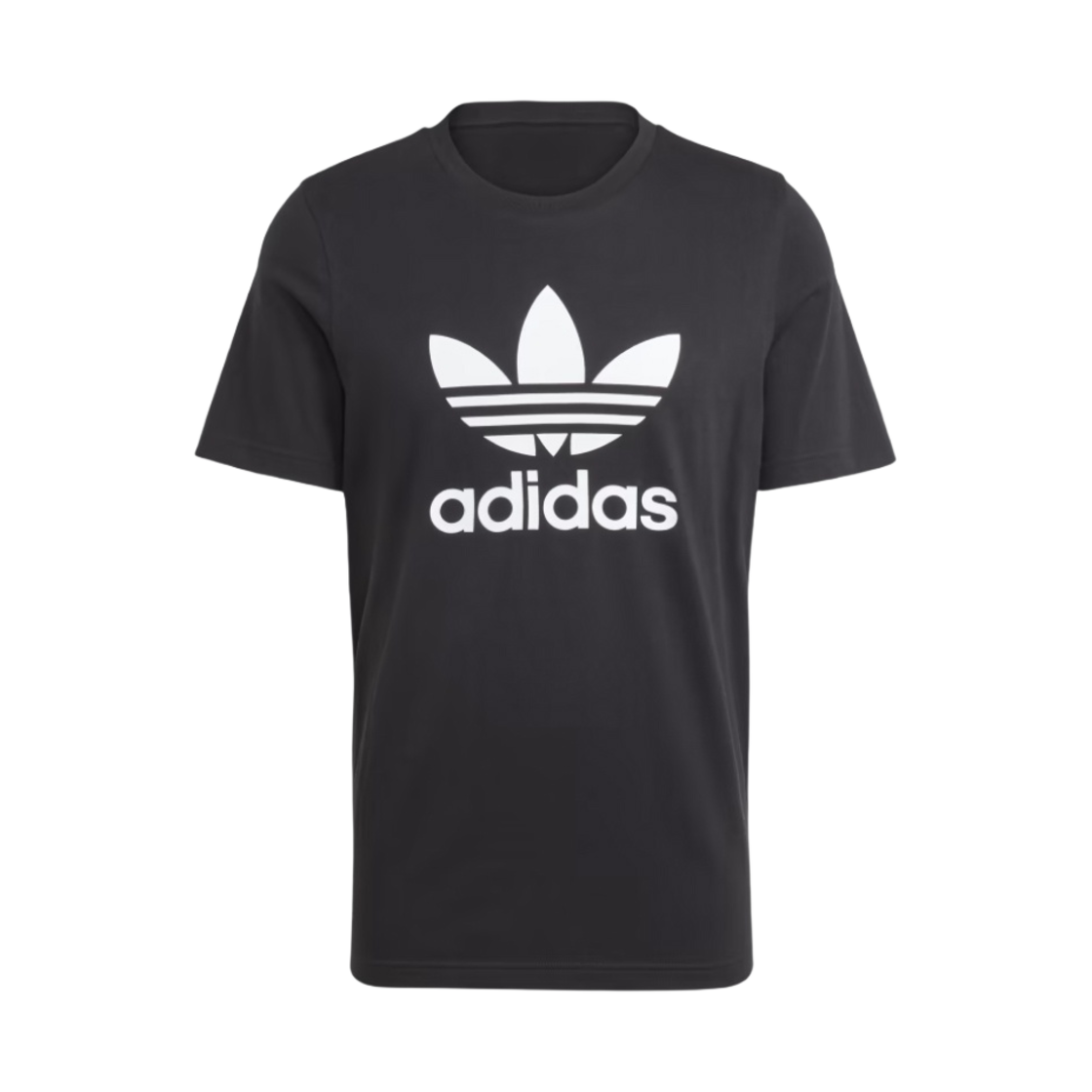 아디다스 아디컬러 클래식 트레포일 티셔츠 블랙 - US 사이즈(Adidas Adicolor Classics Trefoil T-Shirt Black - US Sizing) - 1