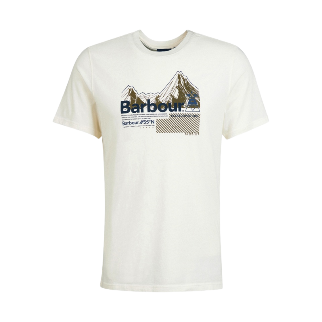MTS1099WH32 Barbour Sancton T-Shirt White