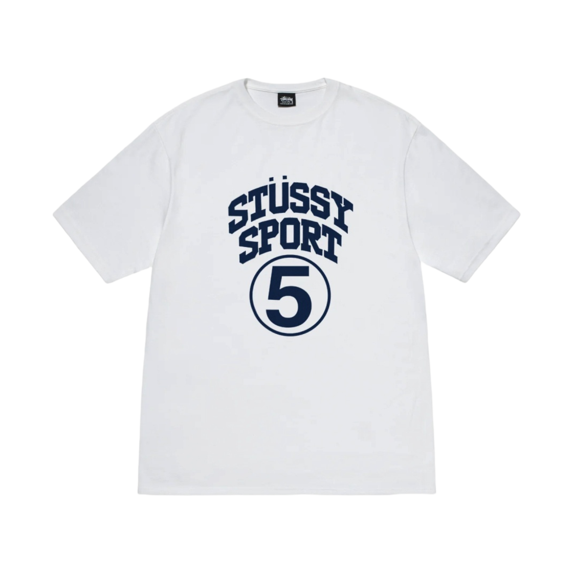 스투시 5 스포츠 티셔츠 화이트