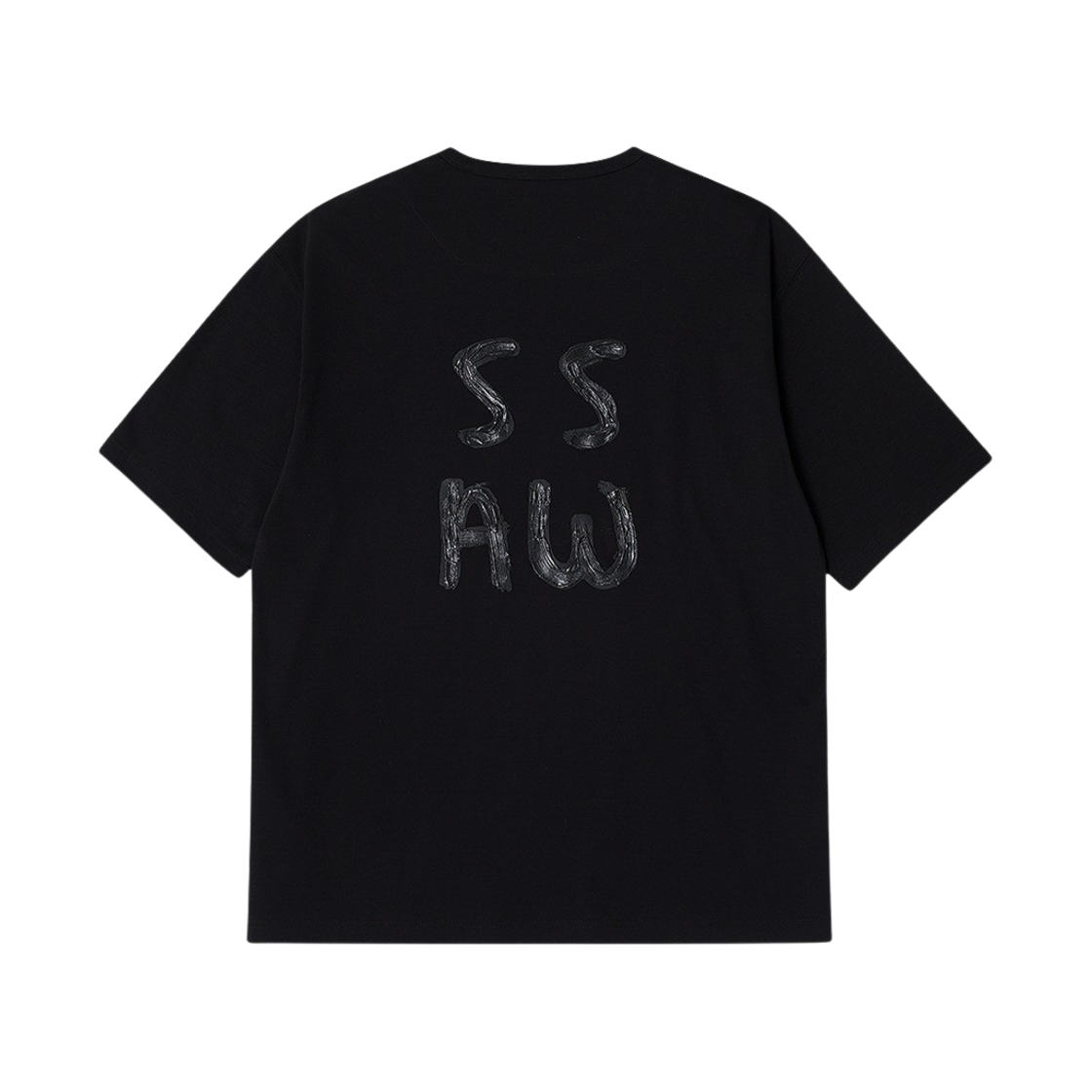 송지오옴므 SSAW 페인터 티셔츠 블랙