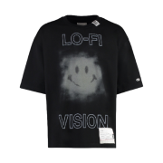 Maison Mihara Yasuhiro Graphic Print Cotton T-Shirt Black
