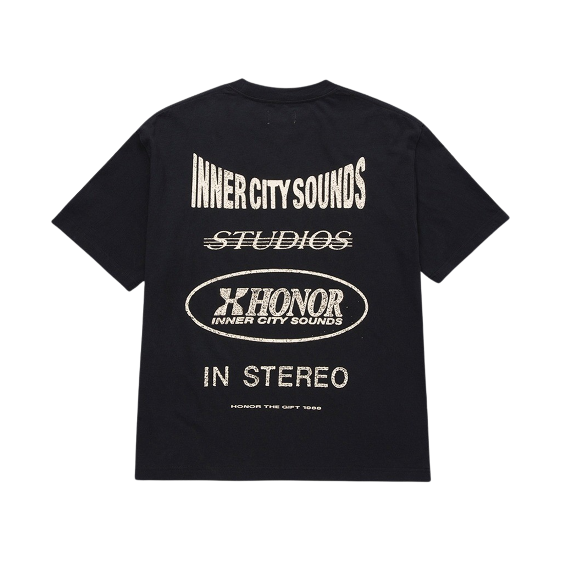 KM4DTSSHG12BR Honor The Gift Studio Tee Black - 24FW