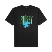 Stussy Surfman Pig. Dyed T-Shirt Black