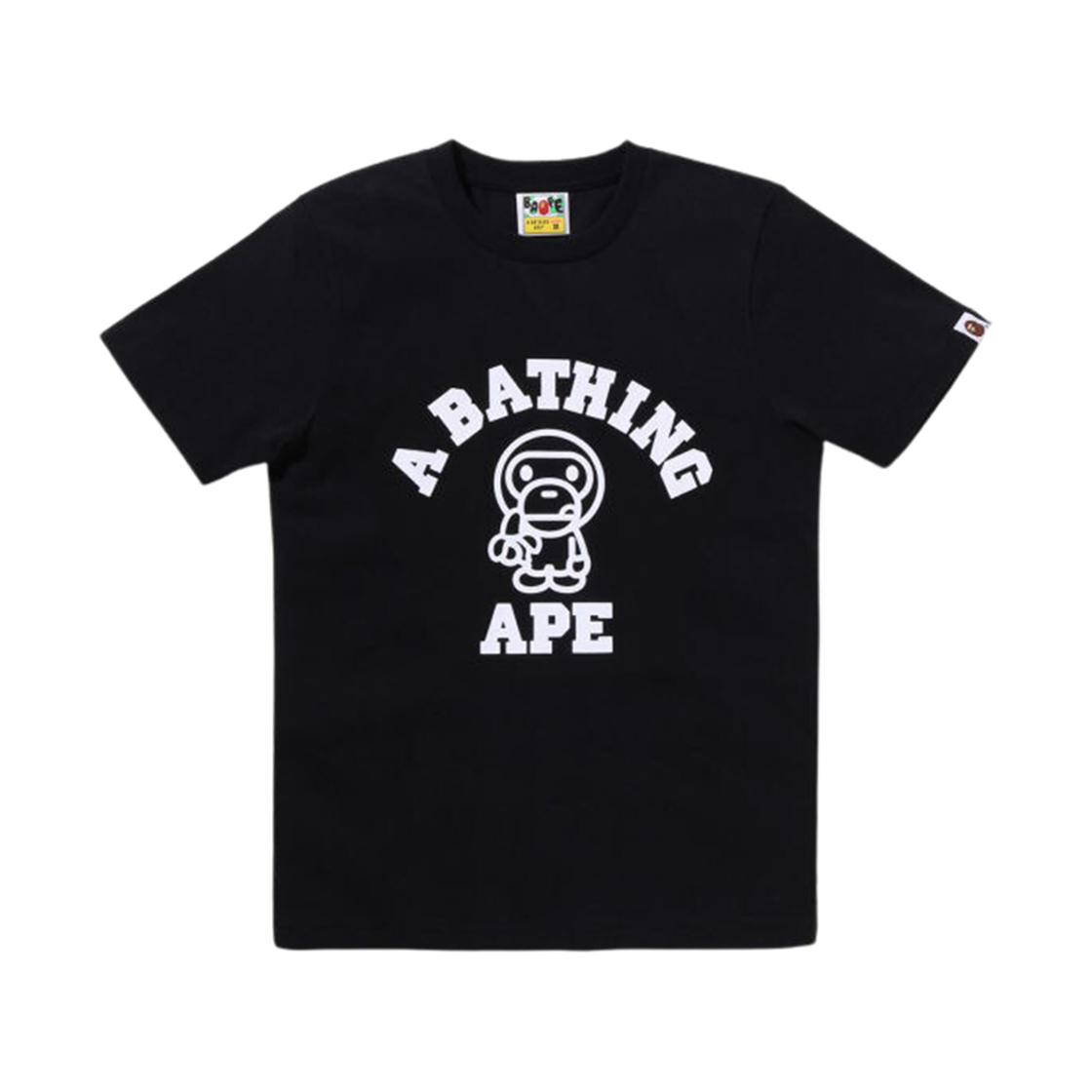 (W) 베이프 베이비 마일로 컬리지 블랙((W) BAPE Baby Milo College Black) - 1