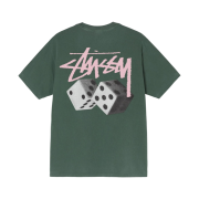 Stussy Roll The Dice Pigment Dyed T-Shirt Pine