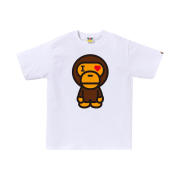 BAPE Heart Baby Milo T-Shirt White