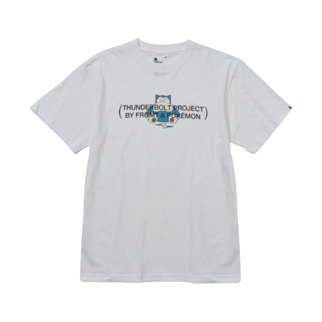 프라그먼트 x 포켓몬 썬더볼트 프로젝트 TBP 143 티셔츠 잠만보 화이트(Fragment x Pokemon Thunderbolt Project TBP 143 T-Shirt Kabigon White)