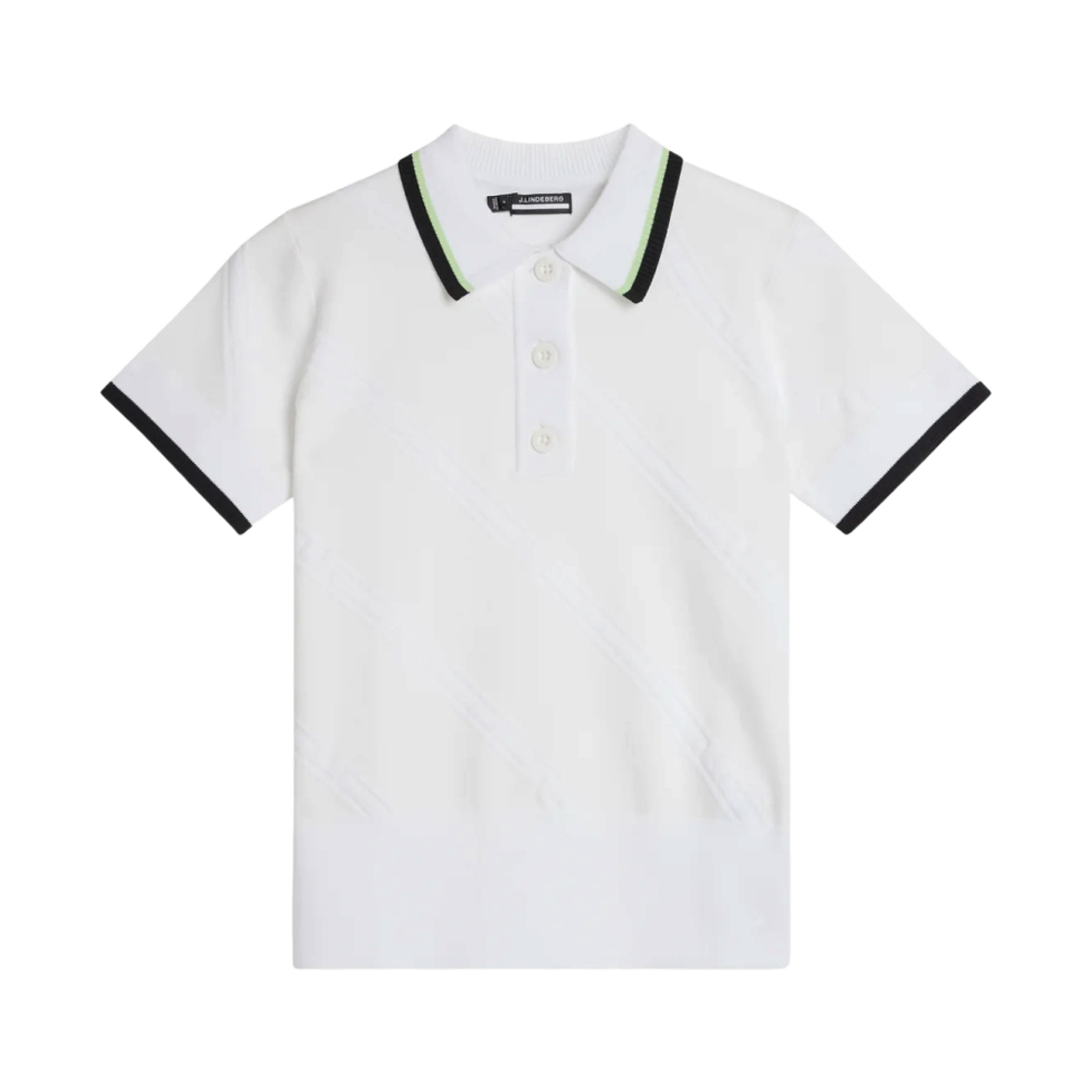 AWKW08148-0000 (W) J.Lindeberg Feline Knitted Shirt White