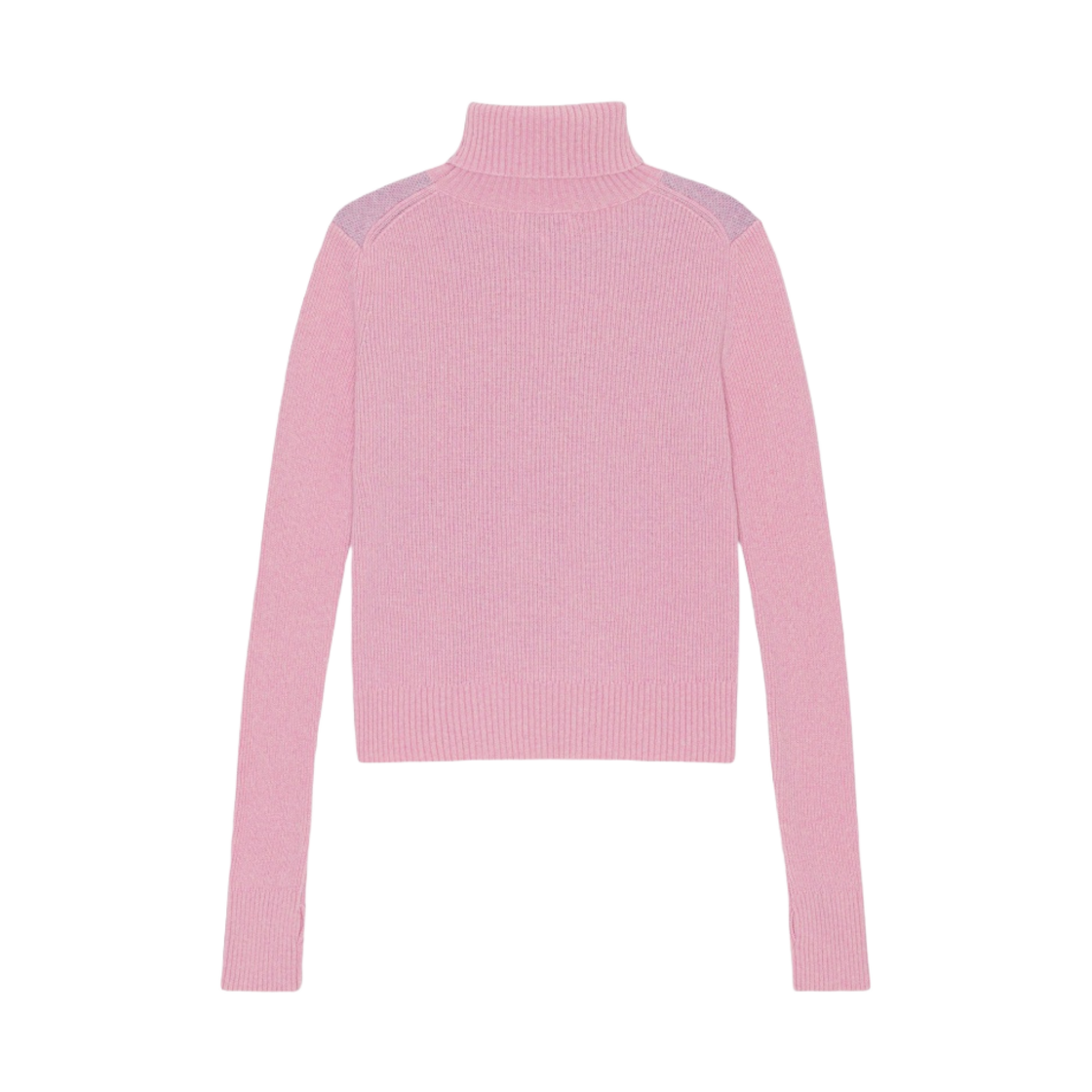 (W) 가니 버터플라이 롤 넥 울 풀오버 라이트 라일락((W) Ganni Butterfly Roll Neck Wool Pullover Light Lilac) - 2