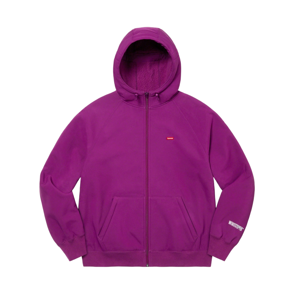 슈프림 윈드스토퍼 집업 후드 스웨트셔츠 퍼플 - 21FW(Supreme Windstopper Zip Up Hooded Sweatshirt Purple - 21FW) - 1