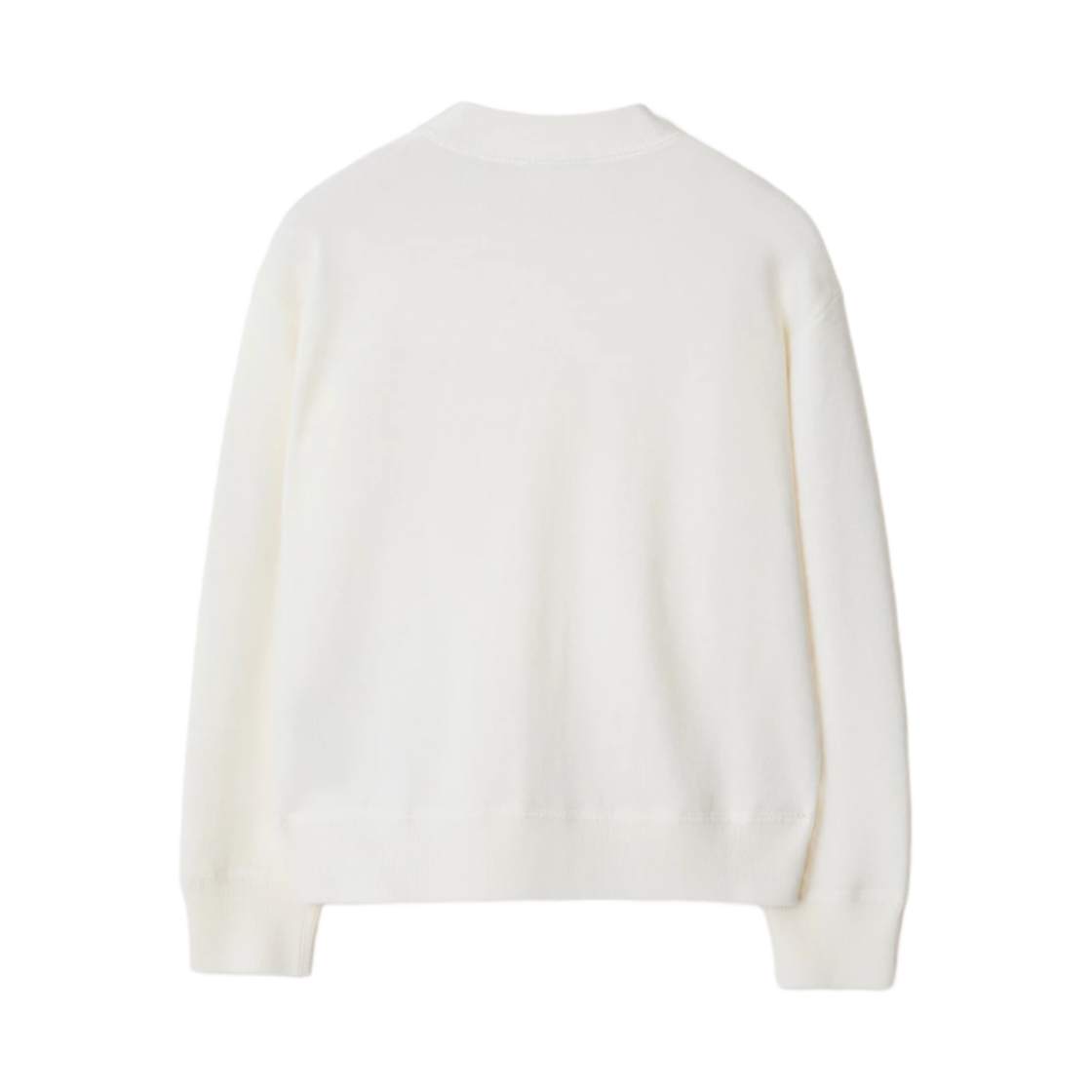 (키즈) 버버리 체크 라벨 울 가디건 아이보리((Kids) Burberry Check Label Wool Cardigan Ivory) - 2