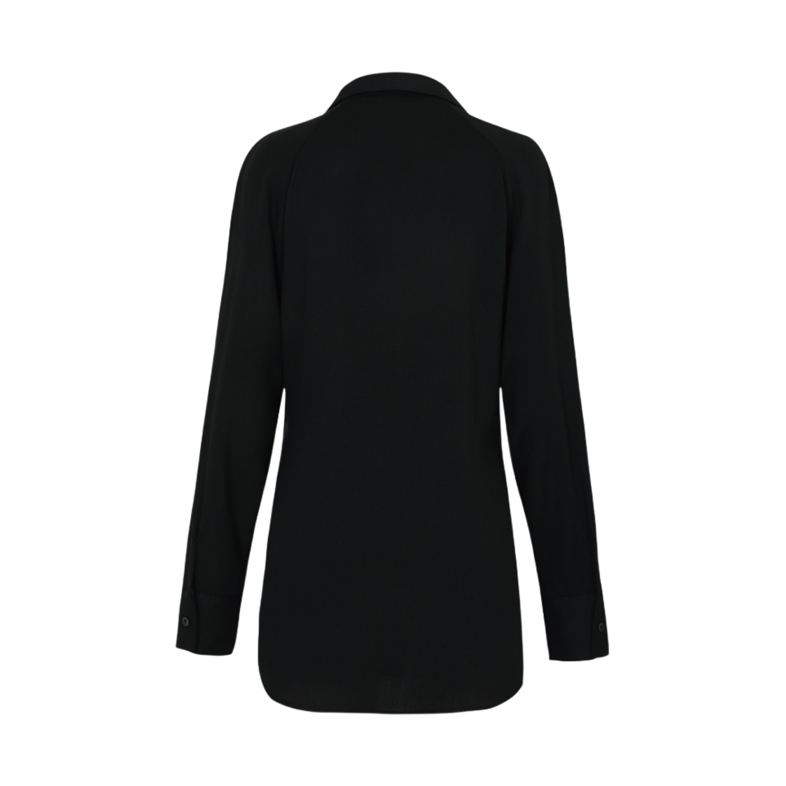 (W) 보헤미안 서울 오픈 칼라 스트링 셔츠 블랙((W) Bohemian Seoul Open Collar String Shirt Black) - 2
