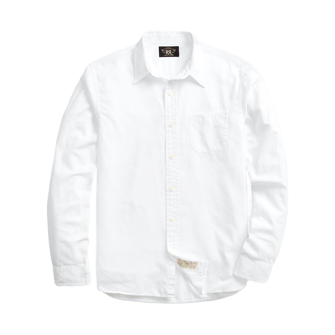 더블알엘 트윌 워크 셔츠 화이트(Double RL Twill Work Shirt White) - 1