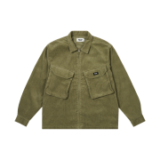 Palace Cord PDU Overshirt Olive - 24FW