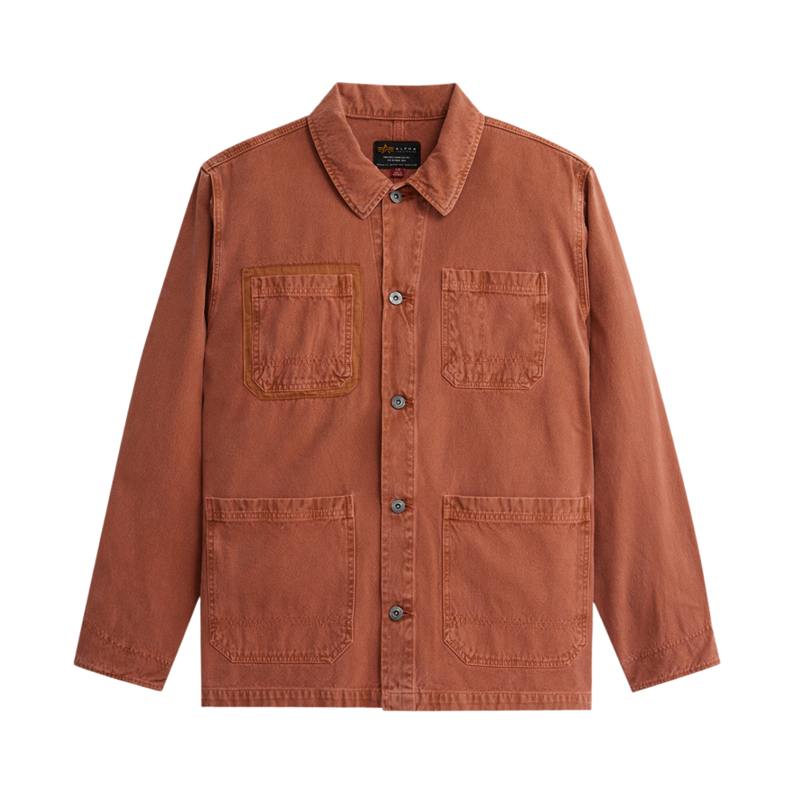 AI25I1000019MUS ALPHA INDUSTRIES Ctn Chore Coat Muted Saffron