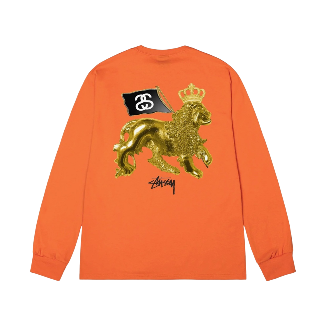 ★送料・関税込★STUSSY★GOLD LION LS TEE★Tシャツ★CORAL Stussy Gold Lion L/S Tee - POIZON