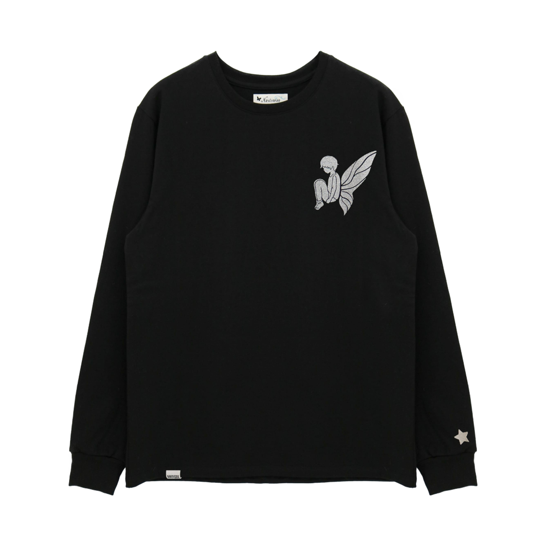 나비버스 엔젤 제이 탑 블랙(NAVIVERSE Angel Jay Top Black)