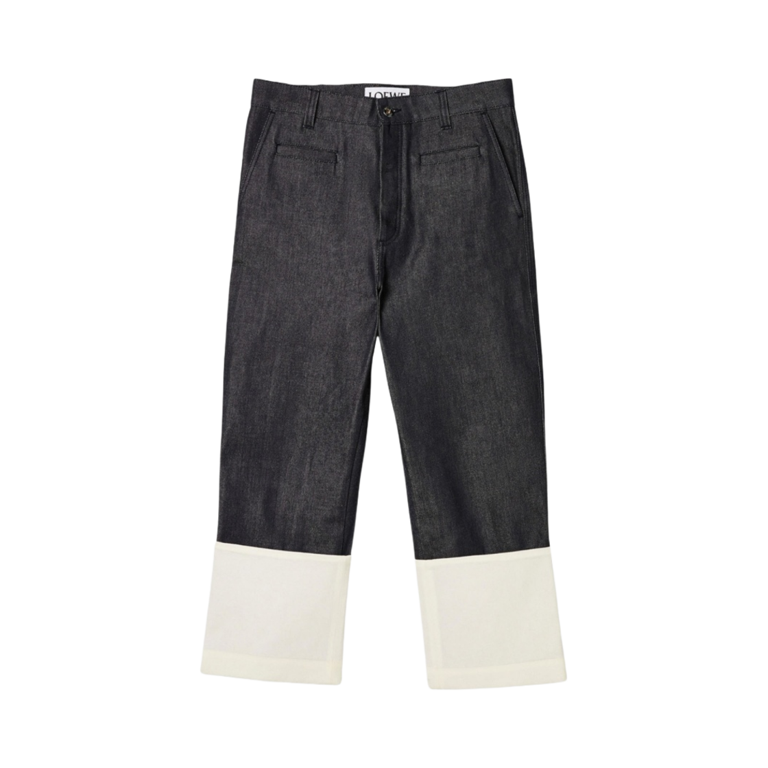 로에베 피셔맨 데님 진 네이비 블루(Loewe Fisherman Jeans in Denim Navy Blue)