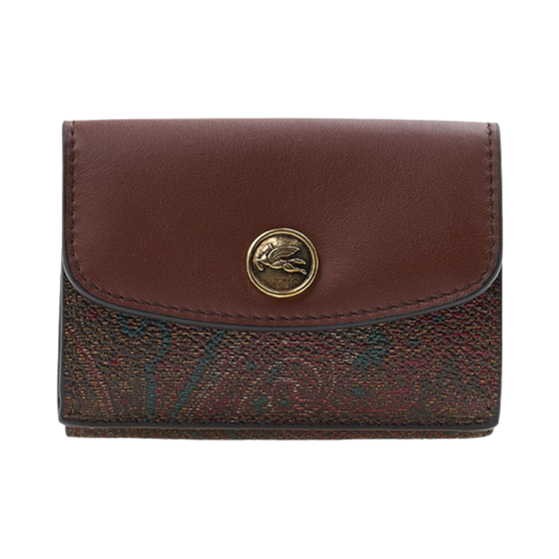 1I1848502100 Etro Paisley Wallet Brown
