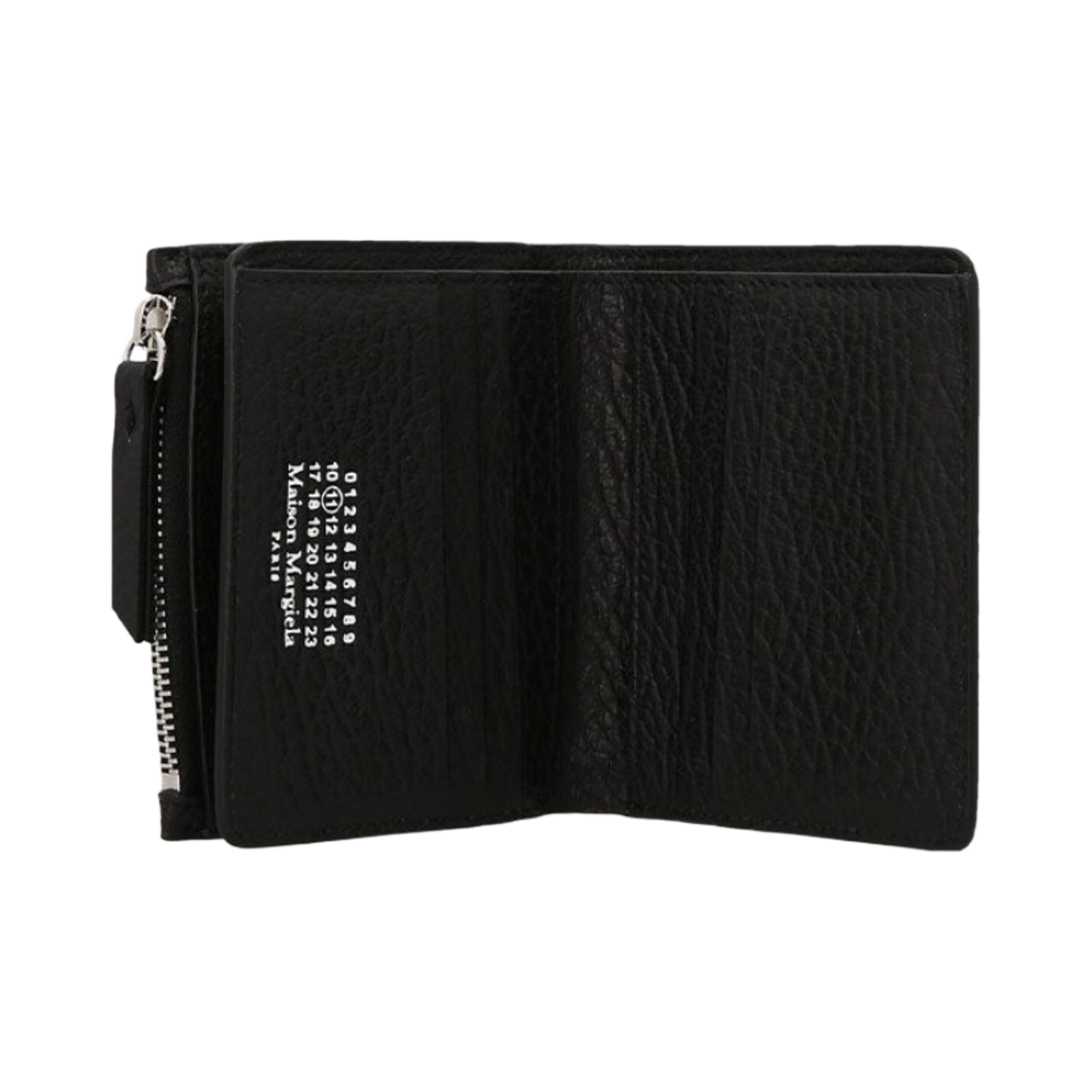 메종 마르지엘라 그레이니 레더 플랩 지갑 블랙(Maison Margiela Grainy Flap Wallet Black) - 2