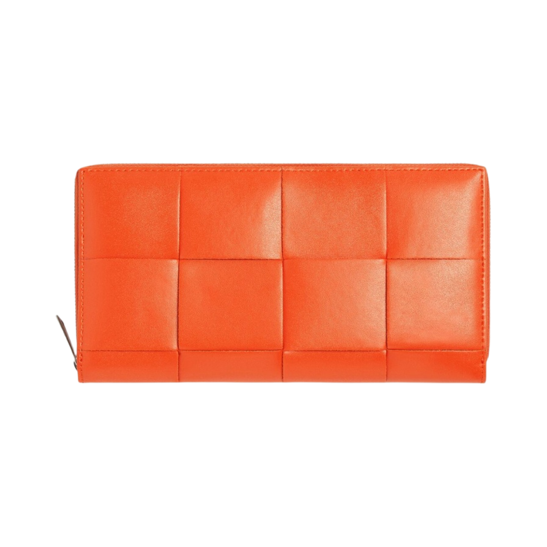 보테가 베네타 카세트백 지퍼 어라운드 지갑 오렌지(Bottega Veneta Cassette Zip Around Wallet Orange) - 1