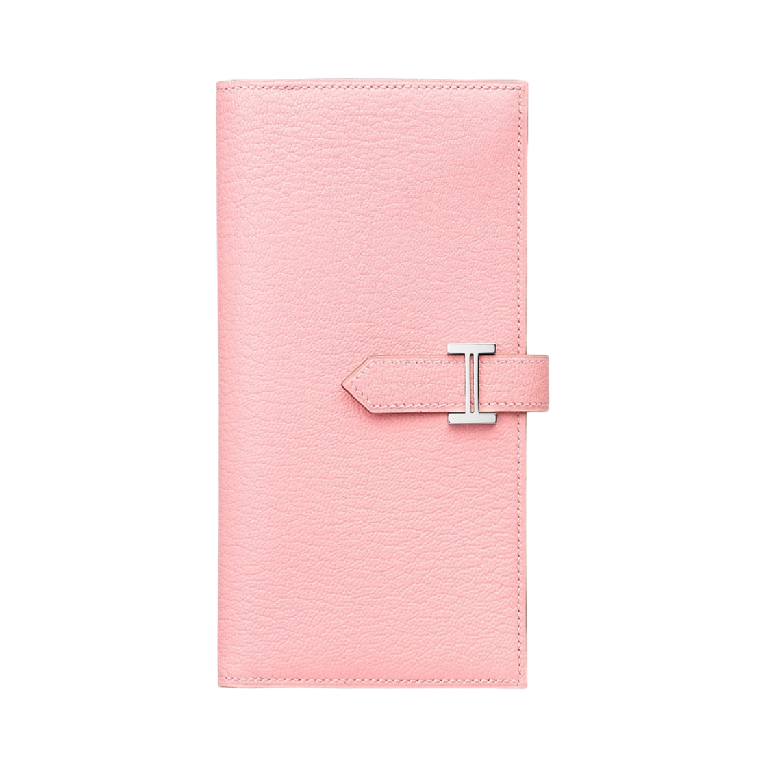 에르메스 베안 장지갑 미조레 고트스킨 & 팔라듐 하드웨어 로즈 사쿠라