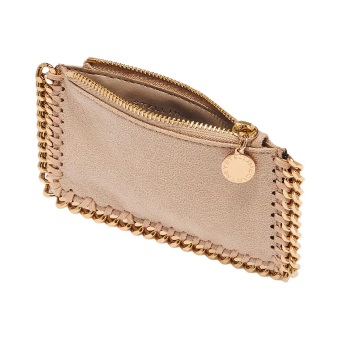 스텔라 맥카트니 팔라벨라 집 카드 홀더 버터밀크 크림(Stella McCartney Falabella Zip Card Holder Buttermilk Cream) - 3