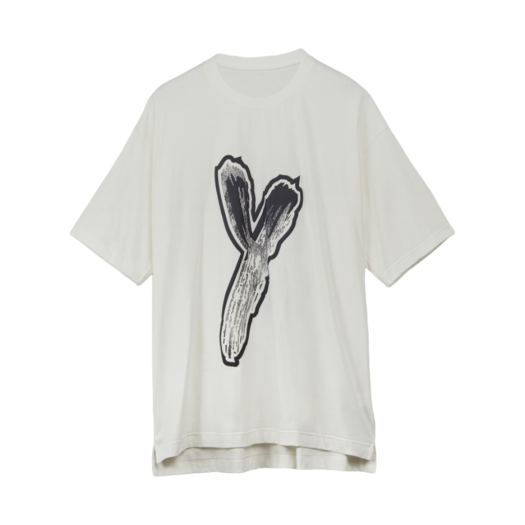 Y-3 Logo GFX T-Shirt Off White