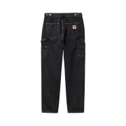 (W) Carhartt WIP Nash Double Knee Pants Black Stone Washed