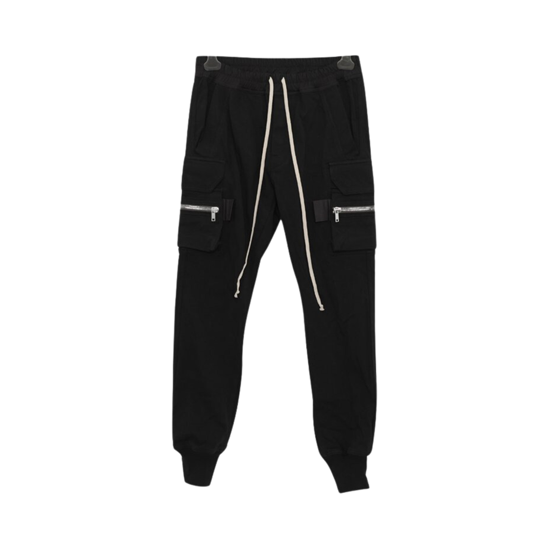 RU02B2396-BA-09 Rick Owens Mastodon Cargo Pants Black