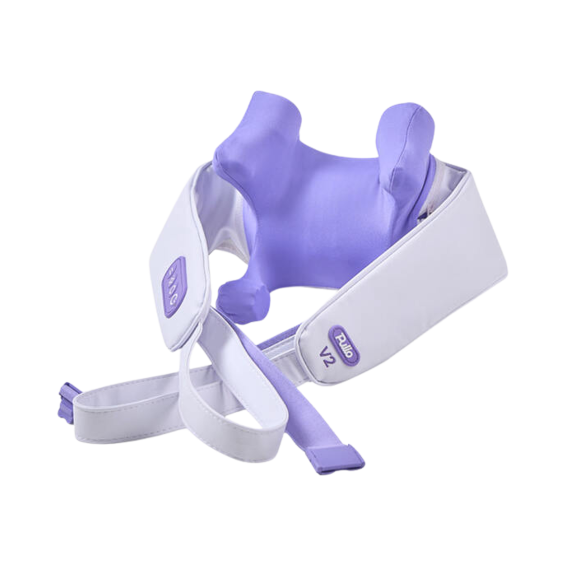 풀리오 목 어깨 마사지기 V2 화이트 퍼플 (국내 정식 발매 제품)(Pulio Neck & Shoulder Massager V2 White Purple (Korean Ver.))