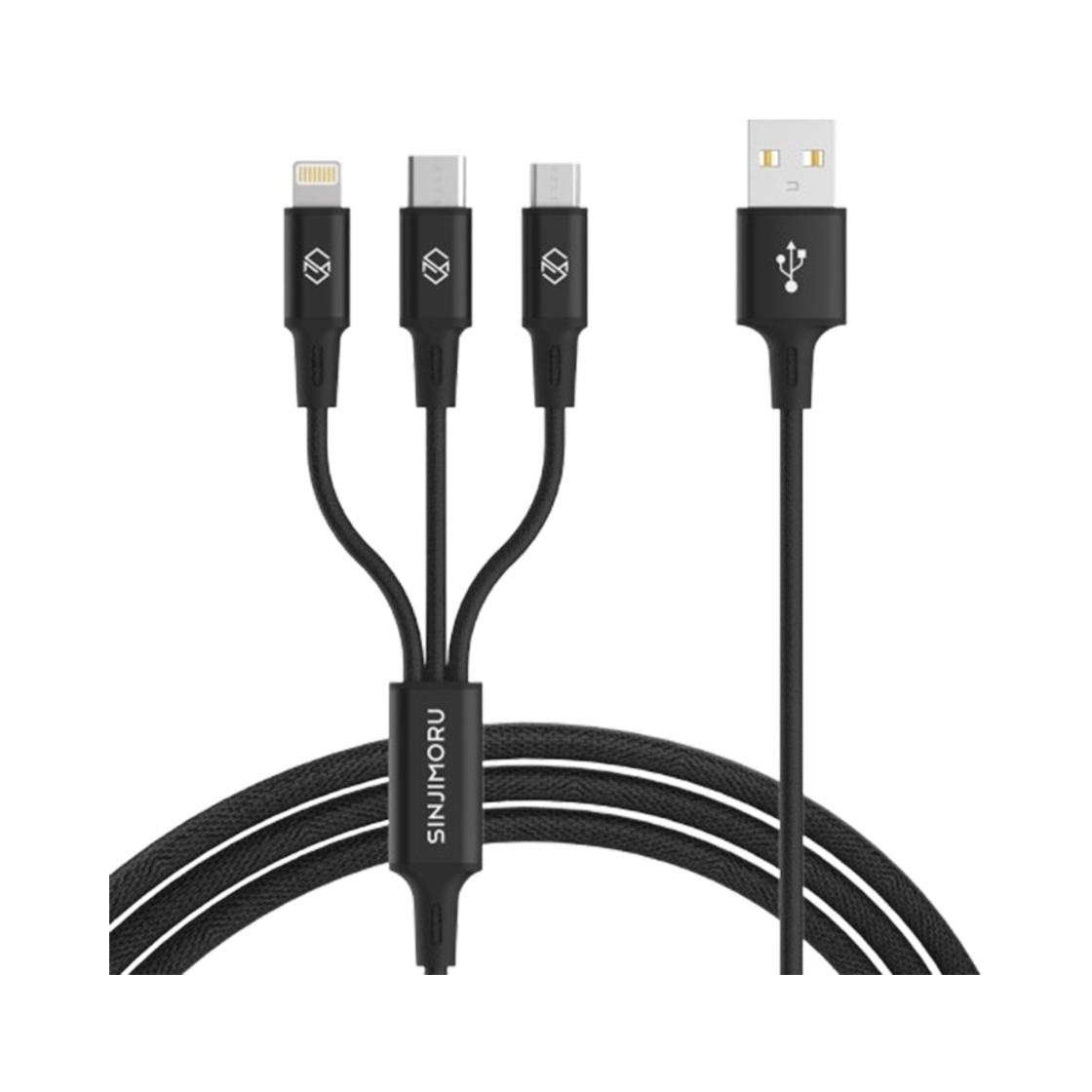 신지모루 3-in-1 QC 3.0 고속 충전 USB 충전 케이블 1.7M(SINJIMORU 3-in-1 QC 3.0 Quick Charging USB Cable 1.7M)