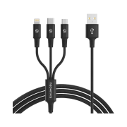 SINJIMORU 3-in-1 QC 3.0 Quick Charging USB Cable 1.7M