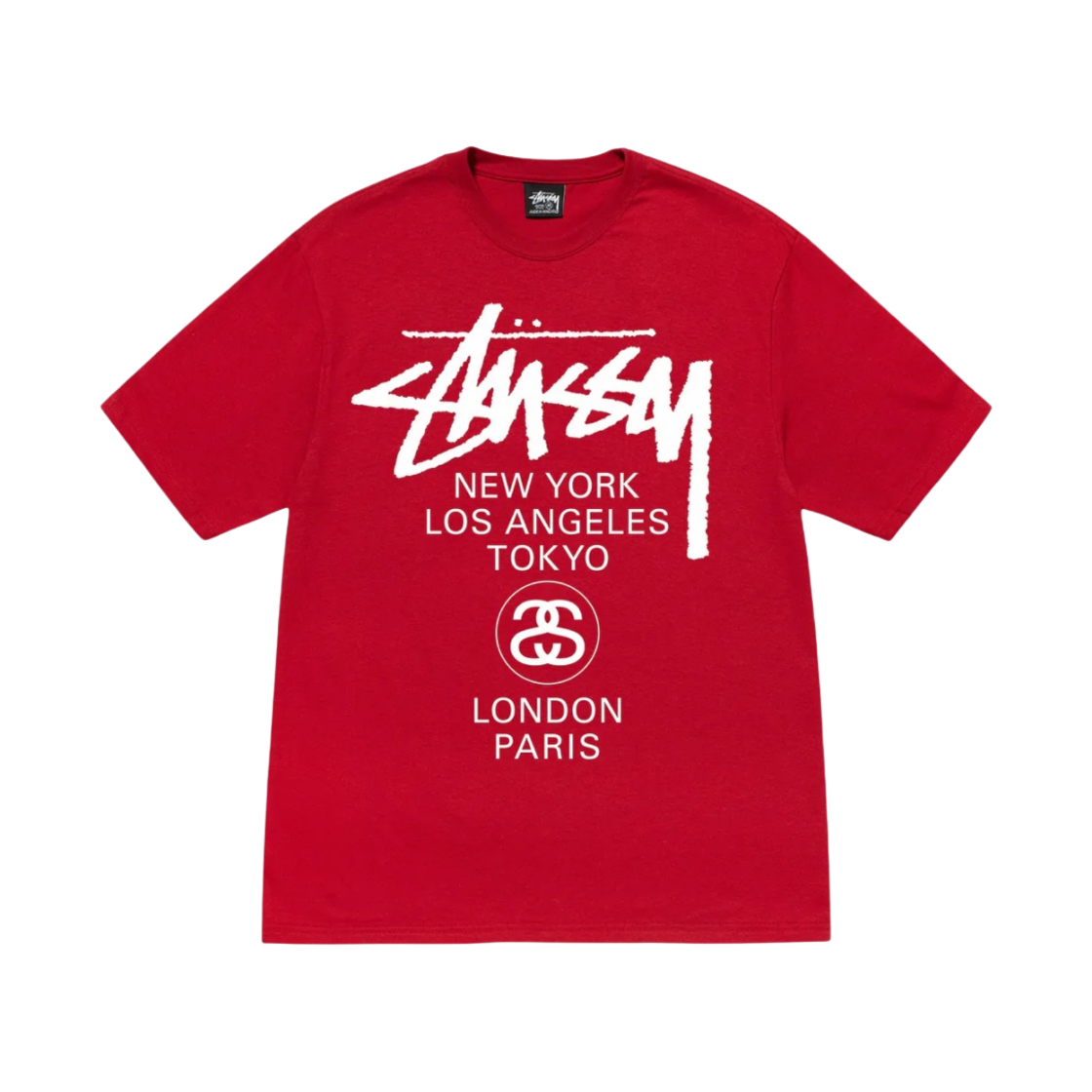 스투시 월드투어 티셔츠 네이비 2024,2025 | Stussy | KREAM