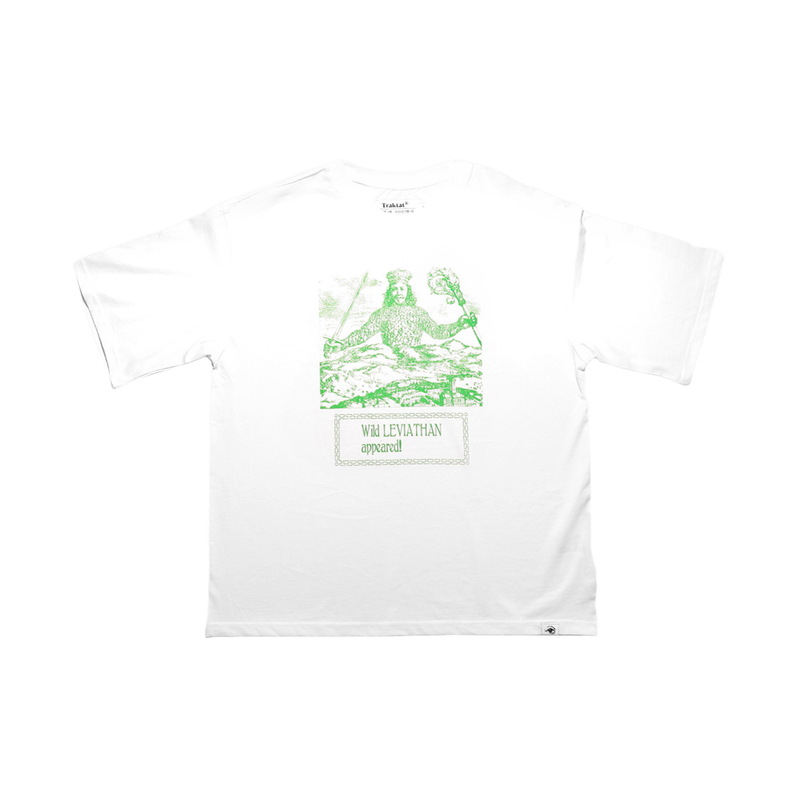 24SS-HOLVTW Traktat Hobbes's Leviathan T-Shirts White