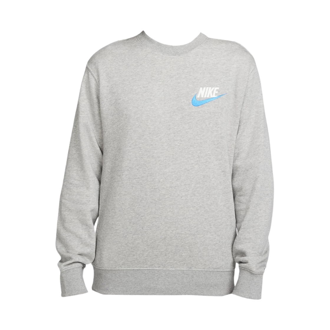 나이키 클럽 프렌치 테리 크루넥 다크 그레이 헤더 - 아시아(Nike Club French Terry Crew Dark Grey Heather - Asia) - 1